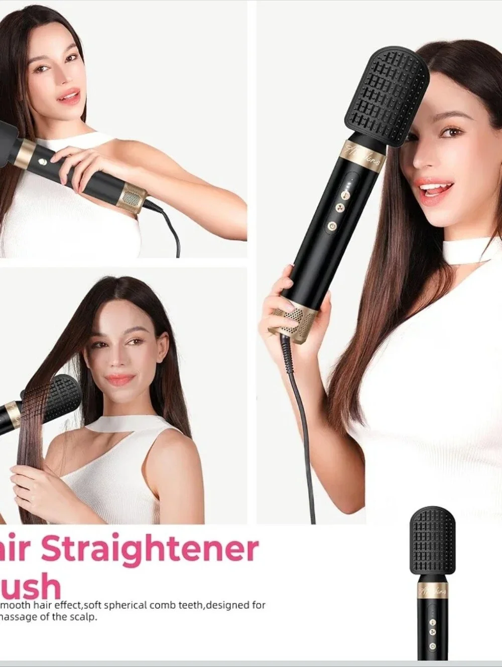 NEW! 7 in 1 Hair Multi-Styler & Blow Dryer Set: Curler, Straightener, Diffuser